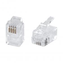 Телефонный коннектор для телефонных трубок Cabeus 4P4C Телефонный коннектор для телефонных трубок Cabeus 4P4C