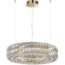 Подвесная люстра Odeon Light Panta 4926/85L золото/металл/хрусталь LED 85W 4000K 5074Лм кольцо Подвесная люстра Odeon Light Panta 4926/85L золото/металл/хрусталь LED 85W 4000K 5074Лм кольцо