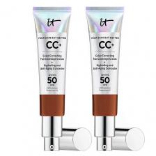 CC крем для лица IT COSMETICS СС-крем с антивозрастным уходом Your Skin But Better SPF 50 Duo,2 шт CC крем для лица IT COSMETICS СС-крем с антивозрастным уходом Your Skin But Better SPF 50 Duo,2 шт