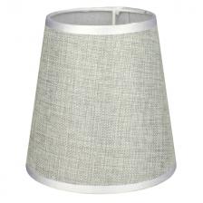 абажур А16228 ткань+пленка ПВХ Е14Х 40Вт Лен серый абажур А16228 ткань+пленка ПВХ Е14Х 40Вт Лен серый