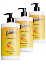 Крем-мыло с гиалуроновой кислотой"Манго"3 шт Крем-мыло с гиалуроновой кислотой"Манго"3 шт