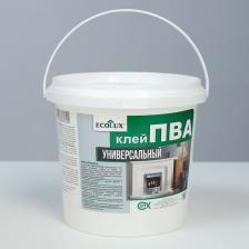 Клей ПВА ECOLUX универсальный 1 кг Клей ПВА ECOLUX универсальный 1 кг