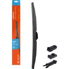 Зимняя щетка стеклоочистителя Щетка стеклоочистителя 430 мм, 17", зимняя, 4 адаптера Airline AWB-W-430 Зимняя щетка стеклоочистителя Щетка стеклоочистителя 430 мм, 17", зимняя, 4 адаптера Airline AWB-W-430