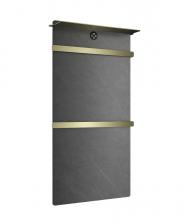 Полотенцесушитель электрический Wonzon & Woghand Stuttgart WW-A504G-BG серый мрамор, брашированное золото Полотенцесушитель электрический Wonzon & Woghand Stuttgart WW-A504G-BG серый мрамор, брашированное золото