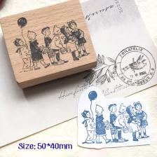 Деревянные штампы для скрапбукинга набор 10 шт Деревянные штампы для скрапбукинга набор 10 шт