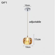 Подвесная люстра BleakNight хрустальная яблоко медная Подвесная люстра BleakNight хрустальная яблоко медная