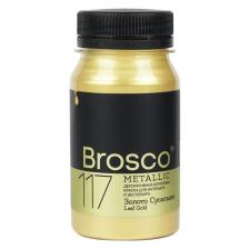 краска акриловая DEL BROSCO Metallic интерьерная 0,1л золото сусальное, арт.2501117 краска акриловая DEL BROSCO Metallic интерьерная 0,1л золото сусальное, арт.2501117