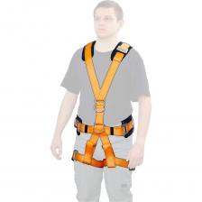 Страховочная привязь СПР-15 с наплечными и набедренными лямками- компонент страховочной системы для охвата тела человека с целью удержания и предотвращения падения с высоты, а так же для работ в безопорном пространстве. Высокий прочный кушак, набедренные и наплечные компенсаторы, обеспечивают максимальное удобство при длительном выполнении работ. Имеет пять элементов крепления: два D-образных элемента крепления расположены по бокам привязи , точка крепления на спине «А» и точка крепления на поясном ремне «С» и точка на груди "А". Наличие регулируемых застёгивающих пряжек на наплечных и набедренных лямок позволяет за минимально короткое время подогнать привязь по размеру. Наличие вспомогательной ленты с застёжкой на груди позволяют быстро отстегнуть и пристегнуть привязь. Строп подбирается исходя из специфики задачM -940-1240 мм. Статическая нагрузка не менее 15кН. Соответствует ТР ТС 019/2011, ГОСТ Р ЕН 358-2008, ГОСТ Р ЕН 361-2008, ГОСТ Р 58194-2018./EN 813-2018., ТУ 32. 99. 11-012-64973906-2018. Страховочная привязь СПР-15 с наплечными и набедренными лямками- компонент страховочной системы для охвата тела человека с целью удержания и предотвращения падения с высоты, а так же для работ в безопорном пространстве. Высокий прочный кушак, набедренные и наплечные компенсаторы, обеспечивают максимальное удобство при длительном выполнении работ. Имеет пять элементов крепления: два D-образных элемента крепления расположены по бокам привязи , точка крепления на спине «А» и точка крепления на поясном ремне «С» и точка на груди "А". Наличие регулируемых застёгивающих пряжек на наплечных и набедренных лямок позволяет за минимально короткое время подогнать привязь по размеру. Наличие вспомогательной ленты с застёжкой на груди позволяют быстро отстегнуть и пристегнуть привязь. Строп подбирается исходя из специфики задачM -940-1240 мм. Статическая нагрузка не менее 15кН. Соответствует ТР ТС 019/2011, ГОСТ Р ЕН 358-2008, ГОСТ Р ЕН 361-2008, ГОСТ Р 58194-2018./EN 813-2018., ТУ 32. 99. 11-012-64973906-2018.
