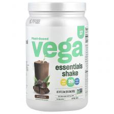Vega, Растительный коктейль Essentials, шоколад, 613 г (1 фунт 5,6 унции) Vega, Растительный коктейль Essentials, шоколад, 613 г (1 фунт 5,6 унции)