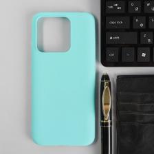 Чехол PERO, для телефона Xiaomi Redmi 10A, силиконовый, бирюзовый Чехол PERO, для телефона Xiaomi Redmi 10A, силиконовый, бирюзовый