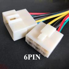 1 комплект, 1/2/3/4/6/8 P, 6,3 мм, автомобильный разъем жгута проводов, 15 см, сильноточный кабель для оборудования, штекер, гнездо, стыковое соединение 0,75 мм2, 18AWG 1 комплект, 1/2/3/4/6/8 P, 6,3 мм, автомобильный разъем жгута проводов, 15 см, сильноточный кабель для оборудования, штекер, гнездо, стыковое соединение 0,75 мм2, 18AWG