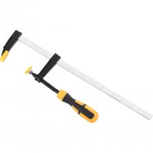 Столярная F-образная струбцина DELI dl111250 500x120 мм, максимальное усилие зажима 2000 Н, резьба 12 мм, штанга 5 мм 112041 Столярная F-образная струбцина DELI dl111250 500x120 мм, максимальное усилие зажима 2000 Н, резьба 12 мм, штанга 5 мм 112041