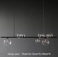 OPKMB стеклянная люстра черная OPKMB стеклянная люстра черная