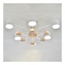 Люстра под лампу General Lighting Systems Альберо GCHL-6GX53-M белая, дерево 662329 Люстра под лампу General Lighting Systems Альберо GCHL-6GX53-M белая, дерево 662329