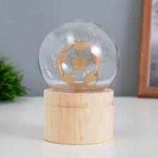 Фигурка светящаяся RISALUX «Футбольный мяч», LED-ночник, 3хAG10, шар-8 см, 6.5x6.5x11.5 см Фигурка светящаяся RISALUX «Футбольный мяч», LED-ночник, 3хAG10, шар-8 см, 6.5x6.5x11.5 см