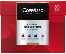 Кофе в капсулах Coffesso Ассорти 4 вкуса 80шт Кофе в капсулах Coffesso Ассорти 4 вкуса 80шт