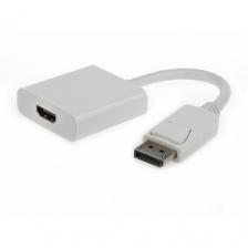 Переходник/адаптер Gembird DisplayPort - HDMI (A-DPM-HDMIF-002-W), длина 0.1 м, белый Переходник/адаптер Gembird DisplayPort - HDMI (A-DPM-HDMIF-002-W), длина 0.1 м, белый