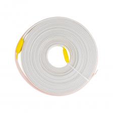 Электрическая нагревательная лента ЭНГЛ-2 предназначена для защиты от замерзания и поддержания заданной температуры трубопроводов и резервуаров, защиты от обледенения крыш, водостоков и водосточных труб (ЭНГЛ-2М), подогрева грунта в теплицах, прогрева бетона в зимний период и другого оборудования, при работе в условиях невысоких температур (до 60 град С). Лента ЭНГЛ-2 представляет собой законченное изделие, в водонепроницаемой оболочке из пищевого полиэтилена. Стандартные модели выпускаются только указанных размеров и мощностей и не подлежат резке в размер, коммутация наконечников и выводного провода осуществляется в заводских условиях. По индивидуальному заказу возможно изготовление нагревателей с другими параметрами и длинами, но с удельной мощностью, не превышающей 40 Вт/м. Отличительной чертой лент ЭНГЛ-2 является невысокая цена, и, как следствие, меньшая стоимость системы обогрева по сравнению с саморегулирующимися кабелями или силиконовыми лентами ЭНГЛ-1.Рекомендуется заказать ленты ЭНГЛ-2 в комплекте с терморегулятором TL-14-250, который защитит ленту от перегрева, а также позволит сэкономить электроэнергию, включая ленту только тогда, когда это действительно нужно. Температура поверхности нагревателя не должна превышать максимальной температуры 60 град С, которую поддерживают его конструктивные материалы. Это обеспечивается путем ограничения температуры ленты при помощи терморегулятора. Технические характеристики стандартных размеров выполнены в соответствии с ГОСТ 29322-2014 на напряжение 230В с возможностью использования 220 В. Также нагревательные ленты могут быть изготовлены на любые напряжения от 12 до 400 В Электрическая нагревательная лента ЭНГЛ-2 предназначена для защиты от замерзания и поддержания заданной температуры трубопроводов и резервуаров, защиты от обледенения крыш, водостоков и водосточных труб (ЭНГЛ-2М), подогрева грунта в теплицах, прогрева бетона в зимний период и другого оборудования, при работе в условиях невысоких температур (до 60 град С). Лента ЭНГЛ-2 представляет собой законченное изделие, в водонепроницаемой оболочке из пищевого полиэтилена. Стандартные модели выпускаются только указанных размеров и мощностей и не подлежат резке в размер, коммутация наконечников и выводного провода осуществляется в заводских условиях. По индивидуальному заказу возможно изготовление нагревателей с другими параметрами и длинами, но с удельной мощностью, не превышающей 40 Вт/м. Отличительной чертой лент ЭНГЛ-2 является невысокая цена, и, как следствие, меньшая стоимость системы обогрева по сравнению с саморегулирующимися кабелями или силиконовыми лентами ЭНГЛ-1.Рекомендуется заказать ленты ЭНГЛ-2 в комплекте с терморегулятором TL-14-250, который защитит ленту от перегрева, а также позволит сэкономить электроэнергию, включая ленту только тогда, когда это действительно нужно. Температура поверхности нагревателя не должна превышать максимальной температуры 60 град С, которую поддерживают его конструктивные материалы. Это обеспечивается путем ограничения температуры ленты при помощи терморегулятора. Технические характеристики стандартных размеров выполнены в соответствии с ГОСТ 29322-2014 на напряжение 230В с возможностью использования 220 В. Также нагревательные ленты могут быть изготовлены на любые напряжения от 12 до 400 В