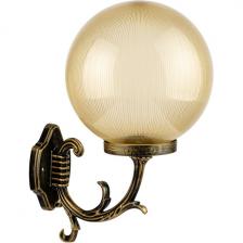 Настенный фонарь уличный IP44 Oasis Light Globo Prism gold 88201PG 16L Gb в форме шара Настенный фонарь уличный IP44 Oasis Light Globo Prism gold 88201PG 16L Gb в форме шара