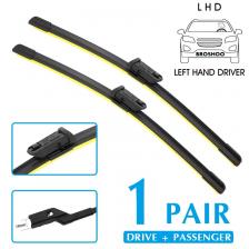 Автомобильные силиконовые щетки стеклоочистителя для Peugeot 5008 32 "+ 28" R 2009-2016, автоматические щетки стеклоочистителя, кнопка для мытья окон Автомобильные силиконовые щетки стеклоочистителя для Peugeot 5008 32 "+ 28" R 2009-2016, автоматические щетки стеклоочистителя, кнопка для мытья окон