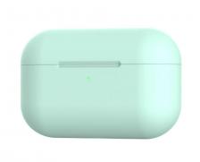 Силиконовый чехол iLike для Apple AirPods Pro 2 с индикатором заряда - Mint Силиконовый чехол iLike для Apple AirPods Pro 2 с индикатором заряда - Mint
