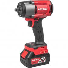 Выполняйте любые задачи быстро, эффективно и без проводов! Этот аккумуляторный ударный гайковерт сочетает в себе мощность до 1180 Нм , компактность, эргономичность и длительную автономную работу благодаря батарее на 18V/4.0 Ач . Он создан для профессионалов, которые ценят качество, производительность и удобство использования. Сила, надежность и автономность в одном инструменте! Ударный гайковерт, который идеально подходит для сложных монтажных и демонтажных работ. Легко справляется с самыми закрученными болтами, гайками и соединениями. Подходит для работы с крупным оборудованием, тяжелой техникой и строительными конструкциями. Благодаря аккумулятору на 4.0 Ач , вы сможете работать дольго без необходимости подзарядки. Забудьте о привязке к розетке — этот инструмент всегда готов к работе! Уникальная технология ударного вращения обеспечивает максимальную отдачу при минимальном усилии. Инструмент не устанет, а вы — тем более. Несмотря на свою мощь, гайковерт остается легким и удобным в использовании. Его сбалансированный дизайн минимизирует усталость даже при длительной работе. Шестигранный патрон диаметром 1/2" позволяет использовать широкий спектр насадок для решения различных задач. От стандартных гаек до специализированных соединений — все под силу этому инструменту. Современная литий-ионная батарея заряжается быстро и служит долго, сохраняя свою емкость даже после множества циклов зарядки. Выполняйте любые задачи быстро, эффективно и без проводов! Этот аккумуляторный ударный гайковерт сочетает в себе мощность до 1180 Нм , компактность, эргономичность и длительную автономную работу благодаря батарее на 18V/4.0 Ач . Он создан для профессионалов, которые ценят качество, производительность и удобство использования. Сила, надежность и автономность в одном инструменте! Ударный гайковерт, который идеально подходит для сложных монтажных и демонтажных работ. Легко справляется с самыми закрученными болтами, гайками и соединениями. Подходит для работы с крупным оборудованием, тяжелой техникой и строительными конструкциями. Благодаря аккумулятору на 4.0 Ач , вы сможете работать дольго без необходимости подзарядки. Забудьте о привязке к розетке — этот инструмент всегда готов к работе! Уникальная технология ударного вращения обеспечивает максимальную отдачу при минимальном усилии. Инструмент не устанет, а вы — тем более. Несмотря на свою мощь, гайковерт остается легким и удобным в использовании. Его сбалансированный дизайн минимизирует усталость даже при длительной работе. Шестигранный патрон диаметром 1/2" позволяет использовать широкий спектр насадок для решения различных задач. От стандартных гаек до специализированных соединений — все под силу этому инструменту. Современная литий-ионная батарея заряжается быстро и служит долго, сохраняя свою емкость даже после множества циклов зарядки.