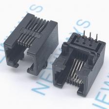 10 шт./лот Rj11 розетка Rj12 телефон 90 градусов 6-контактный кристалл гнездо 95001-6P6C розетка 10 шт./лот Rj11 розетка Rj12 телефон 90 градусов 6-контактный кристалл гнездо 95001-6P6C розетка