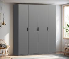 Шкаф четырехдверный Макс 2000 мм, вариант №3 (ЛДСП) Шкаф четырехдверный Макс 2000 мм, вариант №3 (ЛДСП)