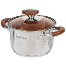 Кастрюля Daniks "Веллингтон" GS-01415-16CA 2 л (397628) Кастрюля Daniks "Веллингтон" GS-01415-16CA 2 л (397628)