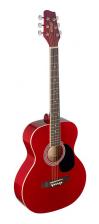 Акустическая гитара Stagg 4/4 Auditorium Acoustic Guitar - Red - SA20A RED Акустическая гитара Stagg 4/4 Auditorium Acoustic Guitar - Red - SA20A RED