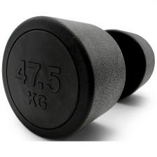 Гантель Unix Fit, PRO, круглая, обрезиненная, 47,5 кг / шт. (DBRND47_5PBK) Гантель Unix Fit, PRO, круглая, обрезиненная, 47,5 кг / шт. (DBRND47_5PBK)