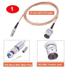 BEVOTOP Кабель BNC Female to Micro BNC Male RG179 75 Ом BEVOTOP Кабель BNC Female to Micro BNC Male RG179 75 Ом