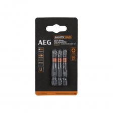 Ударные биты Биты ударные AAK503PZ3 (3 шт; PZ3; 50 мм) AEG 4932479185 Ударные биты Биты ударные AAK503PZ3 (3 шт; PZ3; 50 мм) AEG 4932479185