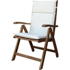 Коллекция KARO Классическая мебель из массива акации с безграничными возможностями дизайна. Прочная, удобная и устойчивая к погодным условиям. Складные столы и стулья легко хранить и перевозить — идеальный выбор для дачи, террасы или выездных мероприятий. Отделка – натуральное масло в цвете «тик» подчеркивает текстуру дерева и защищает его от влаги. Анодированная фурнитура из нержавеющей стали гарантирует долговечность стыковых элементов. Мебель KARO – экологичность, комфорт и природная эстетика для уютного отдыха на свежем воздухе. Древесина, из которой изготовлена мебель, имеет сертификацию FSC (Forest Stewardship Council) -гарантия качества и происхождения древесины. Складные стулья KARO с высокой спинкой обладают следующими преимуществами: Комфорт и поддержка: высокая спинка обеспечивает надежную поддержку спины, улучшая осанку даже при длительном сидении. Экономия пространства: легкое складывание позволяет быстро освободить место и удобно хранить стулья. Мобильность: компактный размер в сложенном виде облегчает транспортировку и расстановку в различных помещениях. Эстетичный дизайн: современные модели сочетают функциональность с стильным внешним видом, подходящим для различных интерьеров. Коллекция KARO Классическая мебель из массива акации с безграничными возможностями дизайна. Прочная, удобная и устойчивая к погодным условиям. Складные столы и стулья легко хранить и перевозить — идеальный выбор для дачи, террасы или выездных мероприятий. Отделка – натуральное масло в цвете «тик» подчеркивает текстуру дерева и защищает его от влаги. Анодированная фурнитура из нержавеющей стали гарантирует долговечность стыковых элементов. Мебель KARO – экологичность, комфорт и природная эстетика для уютного отдыха на свежем воздухе. Древесина, из которой изготовлена мебель, имеет сертификацию FSC (Forest Stewardship Council) -гарантия качества и происхождения древесины. Складные стулья KARO с высокой спинкой обладают следующими преимуществами: Комфорт и поддержка: высокая спинка обеспечивает надежную поддержку спины, улучшая осанку даже при длительном сидении. Экономия пространства: легкое складывание позволяет быстро освободить место и удобно хранить стулья. Мобильность: компактный размер в сложенном виде облегчает транспортировку и расстановку в различных помещениях. Эстетичный дизайн: современные модели сочетают функциональность с стильным внешним видом, подходящим для различных интерьеров.