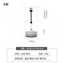 Люстра в стиле Юго-Восточной Азии, дизайнерский ресторан, тайский отель, бар, ресторан, бар, бар, тканевая лампа Люстра в стиле Юго-Восточной Азии, дизайнерский ресторан, тайский отель, бар, ресторан, бар, бар, тканевая лампа