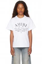 Детская белая футболка «AMIRI Arts District» Детская белая футболка «AMIRI Arts District»