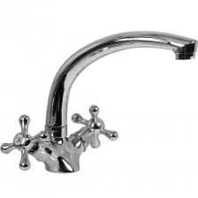 Смеситель stOmega Омега елочка 1/2", керамика, крест, большой корпус люкс/20 4408 Смеситель stOmega Омега елочка 1/2", керамика, крест, большой корпус люкс/20 4408