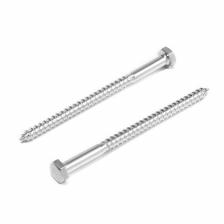 Шуруп-болт ТУНДРА, сантехнический, оцинкованный, DIN 571, М6x90 мм, 4.8 - 5 кг Шуруп-болт ТУНДРА, сантехнический, оцинкованный, DIN 571, М6x90 мм, 4.8 - 5 кг