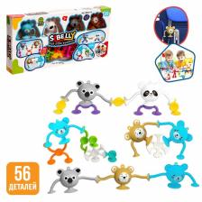 Мягкий конструктор детский «Забавные присоски», 56 деталей Мягкий конструктор детский «Забавные присоски», 56 деталей