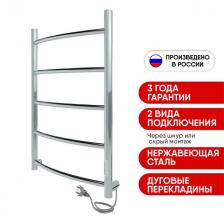 полотенцесушитель электрический INDIGO Arc Lux 800x400мм 75Вт таймер хром полотенцесушитель электрический INDIGO Arc Lux 800x400мм 75Вт таймер хром
