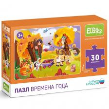 Настольная игра EL'BASCO Пазл детский 27х20 см Времена года Осень Настольная игра EL'BASCO Пазл детский 27х20 см Времена года Осень