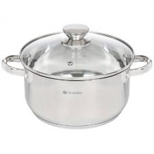 Кастрюля с крышкой Daniks Оптима QS-S-24/GS-01201-24CA 5.4 л Кастрюля с крышкой Daniks Оптима QS-S-24/GS-01201-24CA 5.4 л