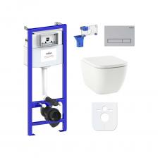 Комплект 7 в 1 Lavinia Boho One Rimless 87040075 готовое решение для «прямого» удлиненного монтажа рамы к стене с диапазоном регулирования по глубине от передней кромки конструкции 155 – 450 мм. Такое решение позволит без труда закрепить инсталляцию с унитазом даже на существенном расстоянии от стены, обойдя выступающие сантехнические сооружения. Унитаз Rimless, в конструкции которого действительно отсутствуют труднодоступные места, способствующие скапливанию грязи и размножению патогенных бактерий. Унитаз с мощным каскадным смывом и минимальным распространением неприятных запахов. Конструкция чаши позволяет избежать попадания брызг воды при пользовании туалетом. Комплект 7 в 1 Lavinia Boho One Rimless 87040075 готовое решение для «прямого» удлиненного монтажа рамы к стене с диапазоном регулирования по глубине от передней кромки конструкции 155 – 450 мм. Такое решение позволит без труда закрепить инсталляцию с унитазом даже на существенном расстоянии от стены, обойдя выступающие сантехнические сооружения. Унитаз Rimless, в конструкции которого действительно отсутствуют труднодоступные места, способствующие скапливанию грязи и размножению патогенных бактерий. Унитаз с мощным каскадным смывом и минимальным распространением неприятных запахов. Конструкция чаши позволяет избежать попадания брызг воды при пользовании туалетом.