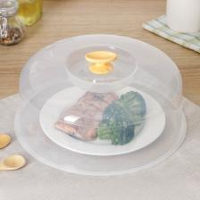 Крышка для СВЧ, d=28 см, внутр. d=26 см, пластик, МИКС Крышка для СВЧ, d=28 см, внутр. d=26 см, пластик, МИКС