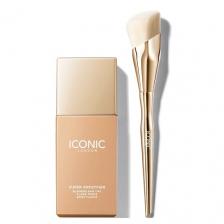 Набор средств для макияжа ICONIC LONDON Набор для лица Super Smoother Blurring Тональный крем+Кисть Набор средств для макияжа ICONIC LONDON Набор для лица Super Smoother Blurring Тональный крем+Кисть