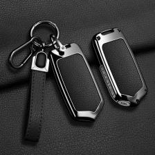 Цинковый сплав для Kia K900 Stinger 2017 2018 2019 2020 4 кнопки автомобильный смарт-чехол для дистанционного ключа чехол-брелок держатель брелок протектор Цинковый сплав для Kia K900 Stinger 2017 2018 2019 2020 4 кнопки автомобильный смарт-чехол для дистанционного ключа чехол-брелок держатель брелок протектор