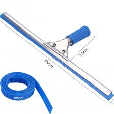 Инструмент для чистки оконного стекла из нержавеющей стали, силиконовая резиновая щетка для ванной комнаты, ракель для душа, кухонные автомобильные зеркала, дворники, лезвия B57BM Инструмент для чистки оконного стекла из нержавеющей стали, силиконовая резиновая щетка для ванной комнаты, ракель для душа, кухонные автомобильные зеркала, дворники, лезвия B57BM