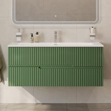 Тумба под раковину без столешницы Cezares Duet 120 подвесная, фисташковый софт Тумба под раковину без столешницы Cezares Duet 120 подвесная, фисташковый софт