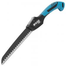 Пила садовая складная Palisad LUXE 60426, 230 мм, SK5, 3D зуб, тефлоновое покрытие, обрезиненная рукоятка Пила садовая складная Palisad LUXE 60426, 230 мм, SK5, 3D зуб, тефлоновое покрытие, обрезиненная рукоятка