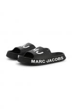 Детские шлепанцы Marc Jacobs, черный Детские шлепанцы Marc Jacobs, черный